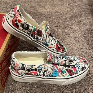 Vans (Mash Up Stickers) Classic slip on